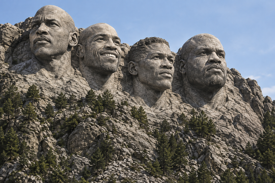 NBA dunkers. AI-generated fan art · not endorsed by anyone pictured